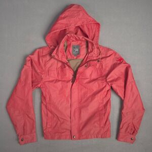 Spiewak Hooded Lightweight Jacket‎ Windbreaker Raincoat Coral Pink S